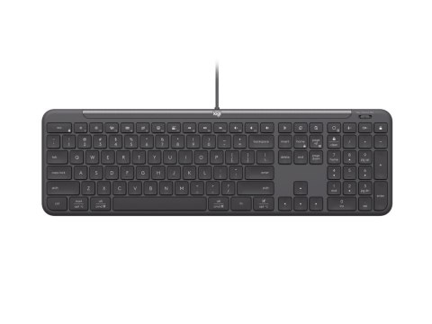 Logitech Signature Slim Wired K620 For Business klawiatura Uniwersalne USB QWERTZ Niemiecki Grafitowy