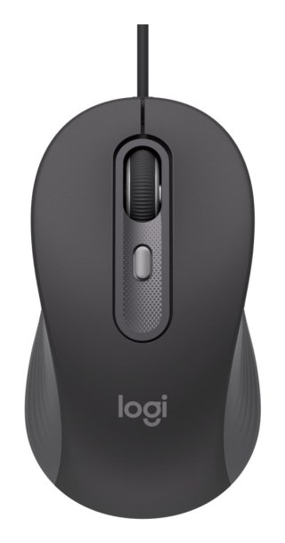 Logitech Signature Wired M520 for Business myszka Biuro Oburęczny USB Type-C Optyczny 4000 DPI