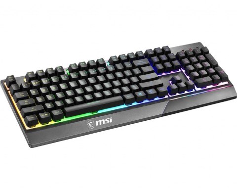 MSI Vigor GK30 klawiatura Gaming USB QWERTZ Niemiecki Czarny