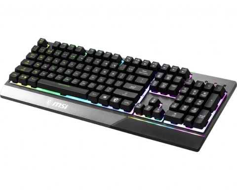 MSI Vigor GK30 klawiatura Gaming USB QWERTZ Niemiecki Czarny