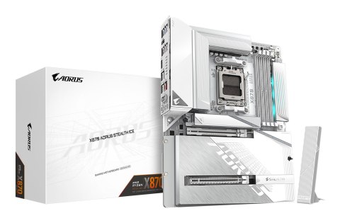 GIGABYTE X870 AORUS STEALTH ICE AMD X870 Gniazdo AM5 ATX