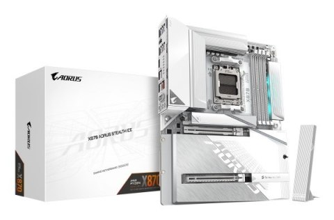 GIGABYTE X870 AORUS STEALTH ICE AMD X870 Gniazdo AM5 ATX