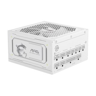 MSI MAG A1000GL PCIE5 WHITE moduł zasilaczy 1000 W 24-pin ATX ATX Biały