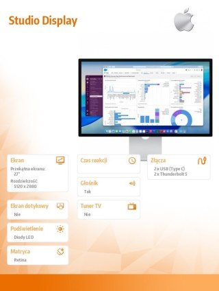 Studio Display - Standard Glass - Podstawka z regulacją pochylenia oraz wysokości