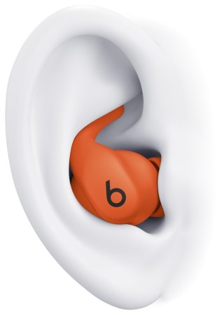 Słuchawki bezprzewodowe Beats Powerbeats Fit douszne (jasnopomarańczowe)