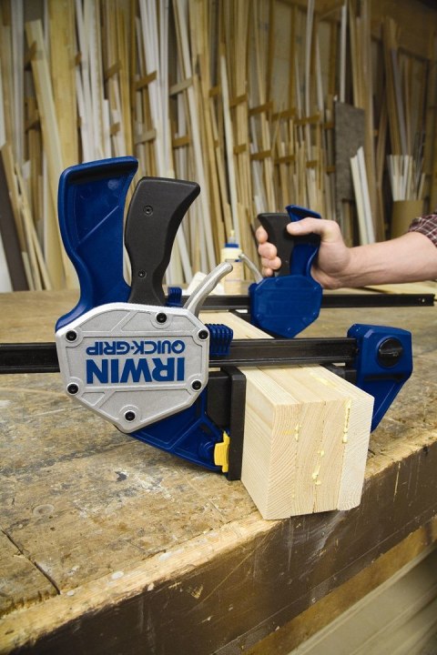 Klamra zacisk stolarski IRWIN 10505947 125 cm Czarny, Niebieski, Szary