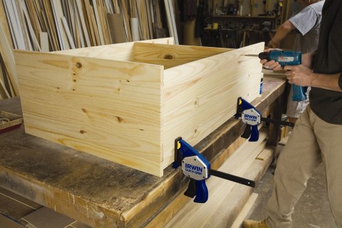 Klamra zacisk stolarski IRWIN 10505947 125 cm Czarny, Niebieski, Szary