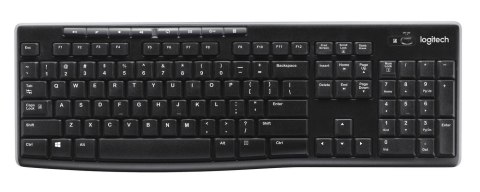 Klawiatura bezprzewodowa Logitech K270 RF Wireless QWERTZ Niemiecki Czarny