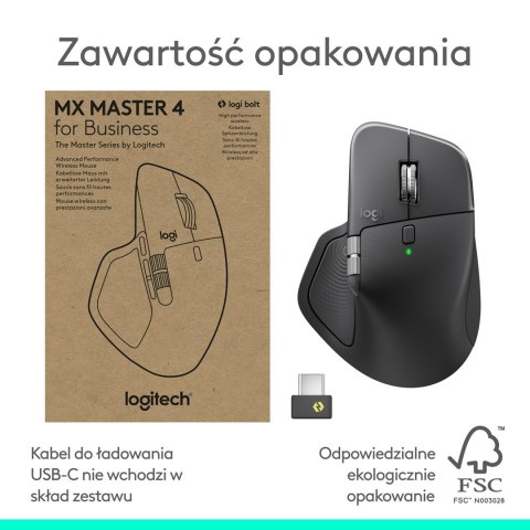 Mysz Logitech MX Master 4 910-007617 for Business - Graphite