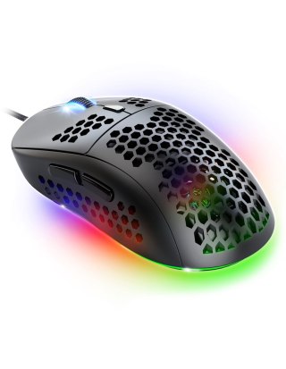 Spirit of Gamer PRO-M4 DARK myszka Gaming Po prawej stronie USB Typu-A Optyczny 12800 DPI