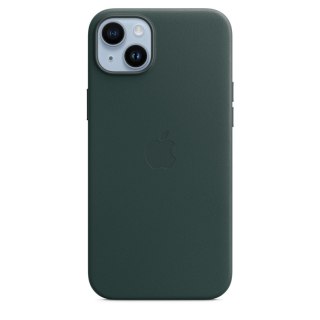 Skórzane etui Apple z MagSafe Forest Green, do iPhone 14 Plus