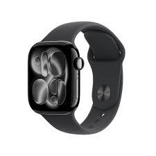 Apple Watch Series 11• GPS™ 42mm™ Głęboka aluminiowa koperta z czarnym paskiem sportowym - S / M
