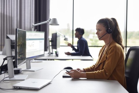 Poly Obuuszny zestaw słuchawkowy EncorePro 520 + Quick Disconnect