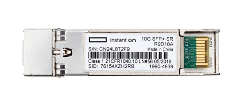 Aruba Instant On 10G SFP+ LC SR 300m OM3 MMF moduł przekaźników sieciowych Swiatłowód 10000 Mbit/s SFP+