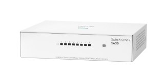 Aruba Instant On 1430 8G Nie zarządzany L2 Gigabit Ethernet (10/100/1000) Biały