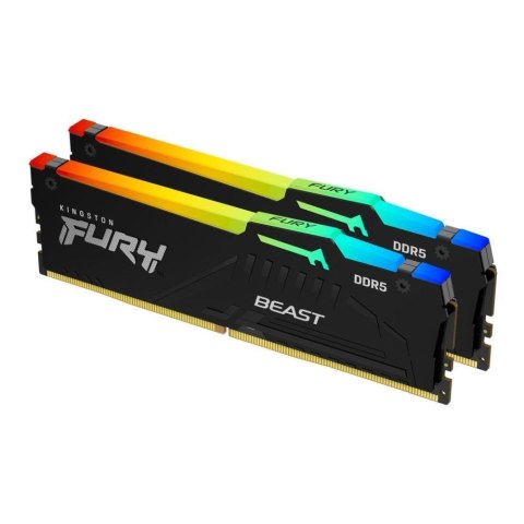Kingston Technology FURY Beast RGB moduł pamięci 16 GB 2 x 8 GB DDR5 5200 MT/s