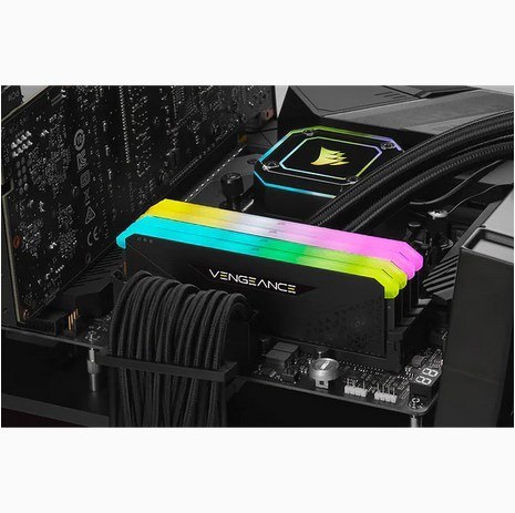 Pamięć DDR4 16GB PC 3200 CL16 CORSAIR Vengeance RGB CMG16GX4M1E3200C16