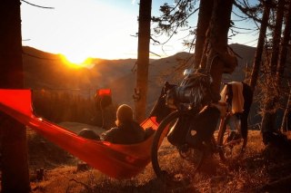 Hamak Ticket To The Moon Lightest Pro Hammock - navy blue