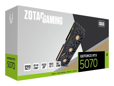 Zotac GAMING GeForce RTX 5070 SOLID NVIDIA 12 GB GDDR7