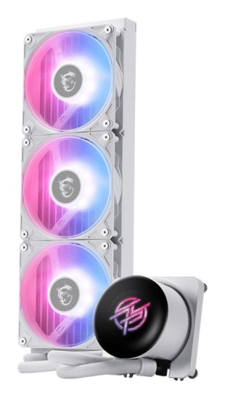 MSI MPG CORELIQUID P13 WHITE system chłodzenia komputerów Procesor Chłodnica cieczy all-in-one 12 cm Biały 1 szt.