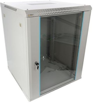 Szafa RACK Pulsar 15U / 19" wisząca do złożenia 600x600 szara