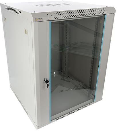 Szafa RACK Pulsar 15U   19" wisząca do złożenia 600x600 szara