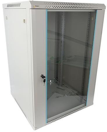 Szafa RACK Pulsar 18U   19" wisząca do złożenia 600x600 szara