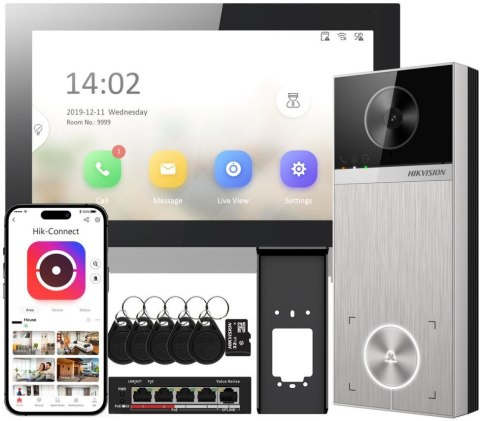 DS-KIS613-S Zestaw wideodomofonowy HIKVISION