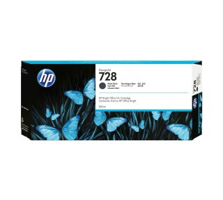 HP Wkład z atramentem czarnym matowym DesignJet 728 o pojemności 300 ml