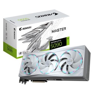 Karta graficzna GIGABYTE AORUS GeForce RTX 5090 MASTER ICE 32G NVIDIA 32GB GDDR7 GV-N5090AORUSM ICE-32GD