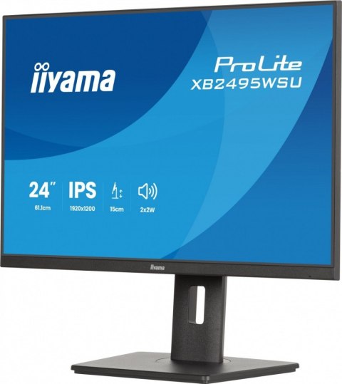 Monitor 24 cale XB2495WSU-B1 IPS,16:10,350cd,4ms,HDMI, 100Hz,1500:1, 4xUSB,2x2W,HAS150 (PIVOT)