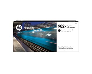 HP Oryginalny czarny wkład atramentowy 982X PageWide o dużej pojemności