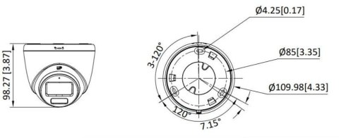 Kamera 4w1 Hikvision DS-2CE72DF3T-LFS(2 8mm)(O-STD)
