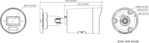 Kamera IP Hikvision 16MP DS-2CD20166G3-IUY SL(2 8mm)(eF)
