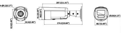 Kamera IP Hikvision 16MP DS-2CD2T166G3-IS2UY SL(2 8)eFO-STDBLACK