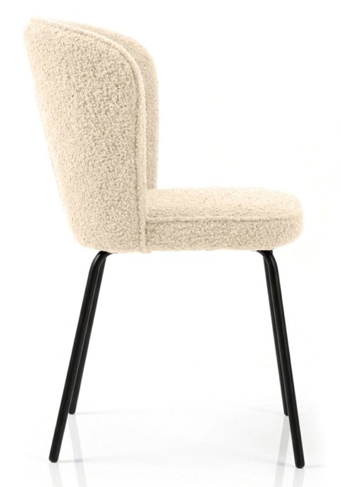 Krzesło tapicerowane TEDDY BEIGE