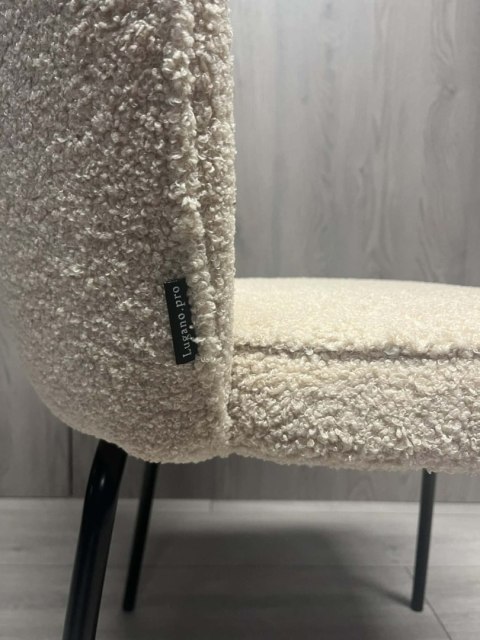 Krzesło tapicerowane TEDDY BEIGE