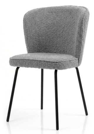 Krzesło tapicerowane TEDDY GREY