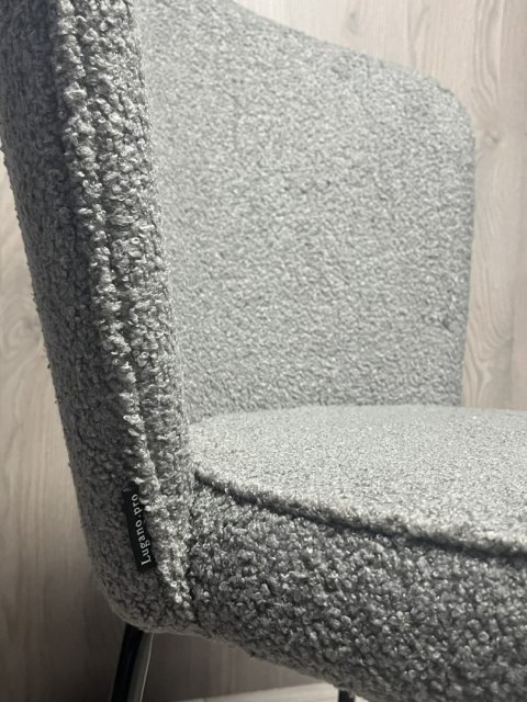 Krzesło tapicerowane TEDDY GREY