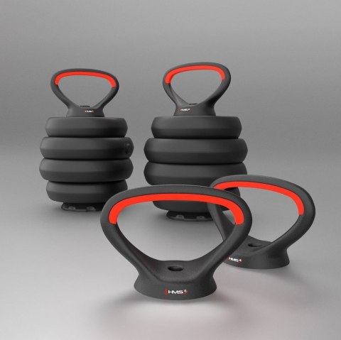 Zestaw ciężarów 6w1 HMS SGN140 (sztanga, sztangielki i kettlebell) 40kg