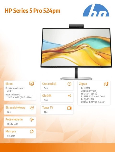 Monitor S5 Pro 524pm FHD 9E0G9UT#ABB
