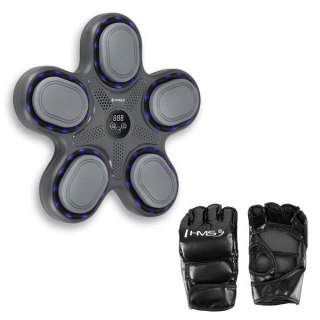 TB11 ELEKTRONICZNA TARCZA BOKSERSKA BLUETOOTH Z MUZYKĄ I RĘKAWICAMI HMS