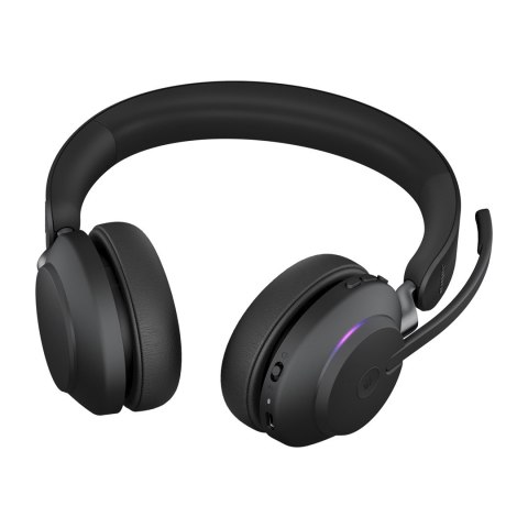 Jabra Evolve2 65 Zestaw słuchawkowy Bezprzewodowy Opaska na głowę Biuro/centrum telefoniczne USB Type-C Bluetooth Podstawka do ł