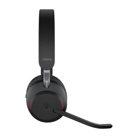 Jabra Evolve2 65 Zestaw słuchawkowy Bezprzewodowy Opaska na głowę Biuro/centrum telefoniczne USB Type-C Bluetooth Podstawka do ł