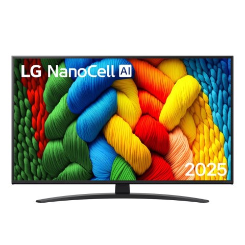 LG NanoCell AI 43NANO81A6A 109,2 cm (43") 4K Ultra HD Smart TV Wi-Fi Czarny