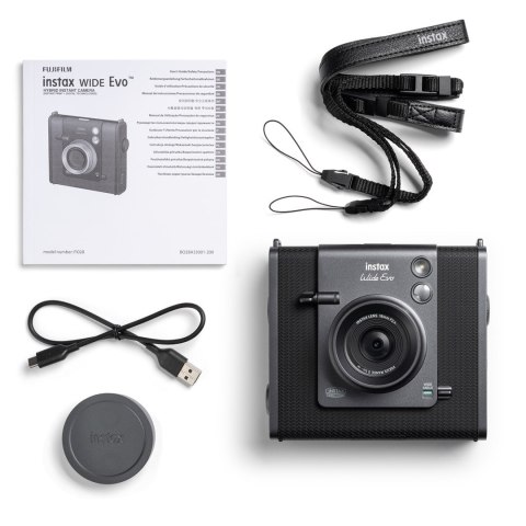 Aparat natychmiastowy Instax Wide Evo Black Fujifilm