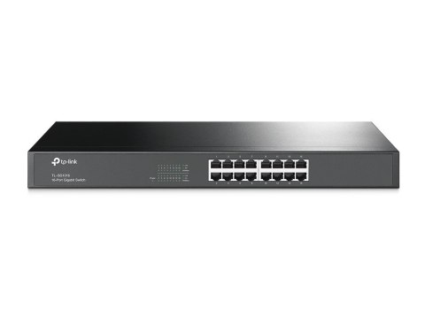 TP-Link TL-SG1016 przełącznik sieciowy Nie zarządzany Gigabit Ethernet (10/100/1000) 1U Czarny