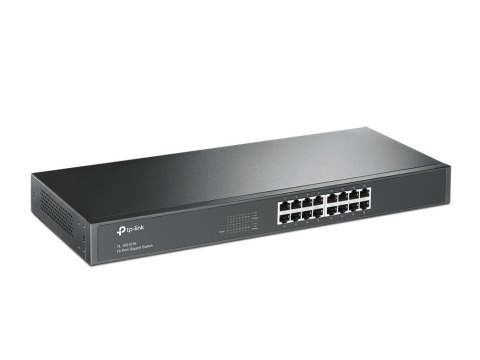 TP-Link TL-SG1016 przełącznik sieciowy Nie zarządzany Gigabit Ethernet (10/100/1000) 1U Czarny