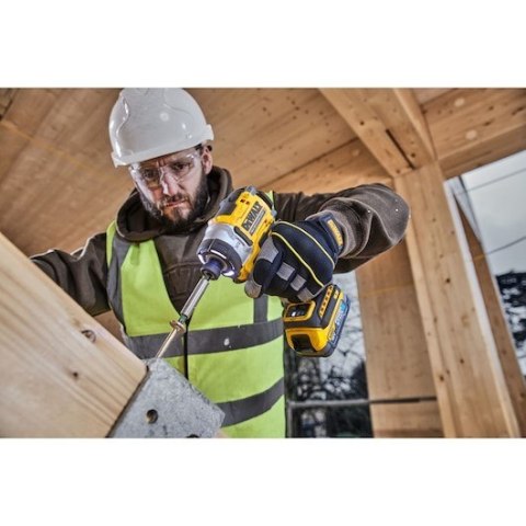 DeWALT DCF860NT-XJ wkrętak zasilany/zakrętark udarowy 3800 RPM Czarny, Żółty
