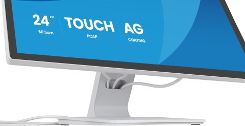 Iiyama T2452MSC-W2AG monitor komputerowy 61 cm (24") 1920 x 1080 px Full HD LED Ekran dotykowy Biały